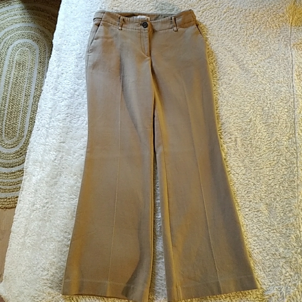 LOFT Tan Wide Leg Pants